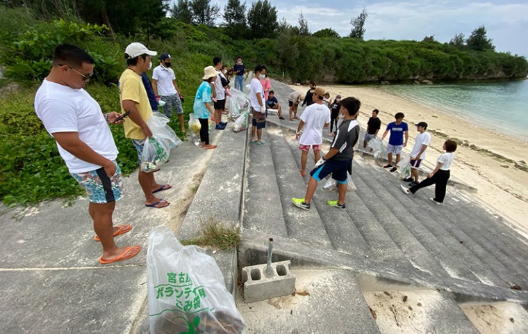 宮古島ビーチクリーンに参加しました