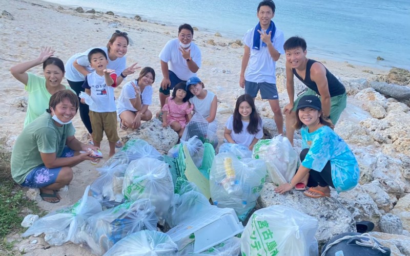 高野漁港のビーチクリーンに参加しました